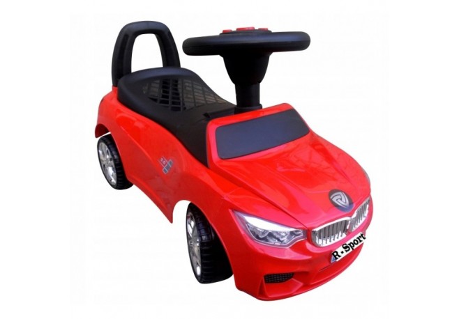 Masinuta de impins cu lumini si claxon J6 R-Sport - Rosu