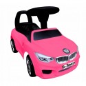 Masinuta de impins cu lumini si claxon J6 R-Sport - Roz
