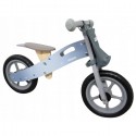 Bicicleta fara pedale din lemn cu roti din spuma EVA R10 R-Sport - Gri