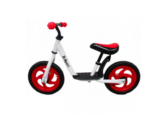 Bicicleta fara pedale cu suport pentru picioare R5 R-Sport - Rosu