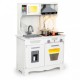 Bucatarie din lemn cu sunete lumini si accesorii Ecotoys TL10181
