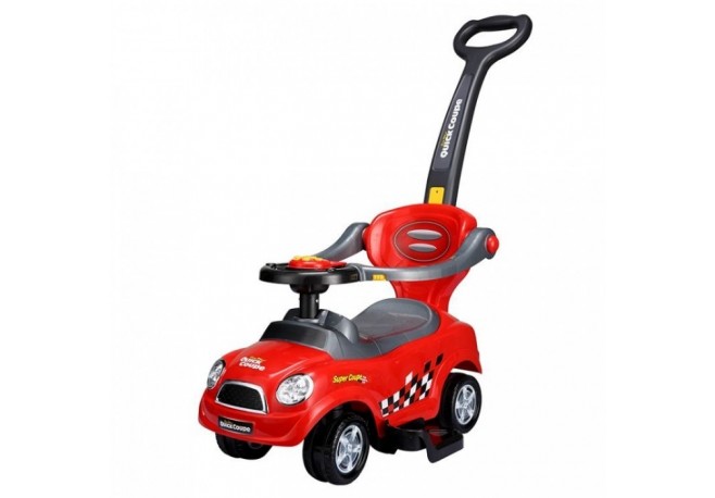 Masinuta de impins Ecotoys 321 Mini Cooper - Rosu