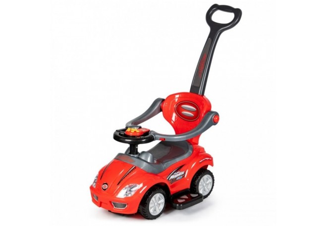 Masinuta de impins 3 in 1 Ecotoys 382 - Rosu