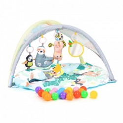 Salteluta de joaca cu 20 bile si animalute cu sunete Ecotoys CC8736 - Gri