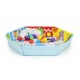 Salteluta de joaca cu 20 bile si jucarii Ecotoys CC8741 - Multicolora