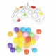 Salteluta de joaca cu 20 bile si jucarii Ecotoys CC8741 - Multicolora