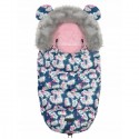 Sac de dormit Ricokids 95 x 48 cm Ricokids Elmi 720012 - Bleumarin cu flamingo