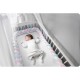 Protectie laterala pentru patut impletita 3 M Ricokids 722105 - Albastru - Roz