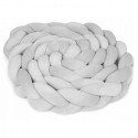 Protectie laterala pentru patut impletita 3 M Ricokids 722110 - Gri