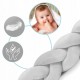 Protectie laterala pentru patut impletita 3 M Ricokids 722110 - Gri