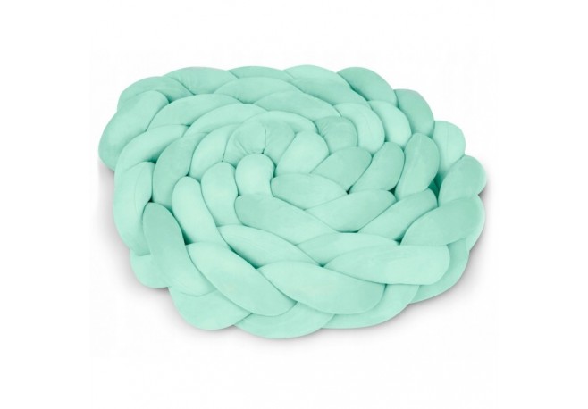 Protectie laterala pentru patut impletita 3 M Ricokids 722112 - Mint