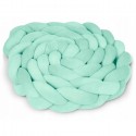 Protectie laterala pentru patut impletita 3 M Ricokids 722112 - Mint