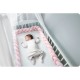 Protectie laterala pentru patut impletita 3 M Ricokids 722113 - Roz deschis