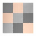 Salteluta de joaca 180 X 180 cm Ricokids 7500 - Gri cu bej