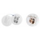 Cort de joaca pentru copii cu ghirlanda 3 pernite si lampa LED luna Ricokids 740404 120 X 120 X 165 cm - Bleumarin