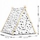 Cort de joaca pentru copii cu 2 pernite si lampa tip bec suspendat Ricokids 740500 107 X 116 X 110 cm - Alb