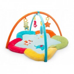 Salteluta de joaca pentru copii in forma de floare 85 x 50 cm Ricokids 7313 - Multicolora