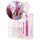 Casuta de papusi din lemn cu 3 etaje lift si lampa LED Ricokids RC-829