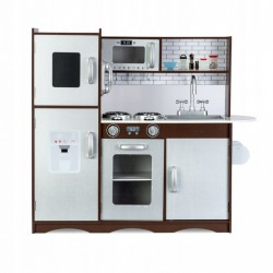 Bucatarie retro din lemn pentru copii Ricokids 7833 - Alb