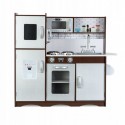 Bucatarie retro din lemn pentru copii Ricokids 7833 - Alb