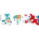 Antemergator educational 2 in 1 Ricokids RK-810 Alb cu albastru