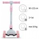Trotineta Kidwell JAX - Gray Pink