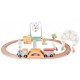 Set de sina cu tren din lemn si accesorii Sun Baby 063