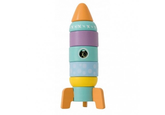 Racheta tip puzzle din lemn Sun Baby 054