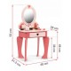 Masuta de toaleta pentru copii 48 x 31.5 x 93 cm Ricokids  RC-700