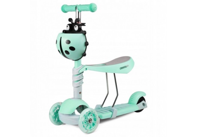 Trotineta Ricokids Buggy - Verde menta
