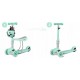 Trotineta Ricokids Buggy - Verde menta