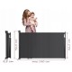Bariera de protectie pentru scari usi 50-140 cm  Ricokids 7450 - Negru