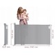 Bariera de protectie pentru scari usi 50-140 cm  Ricokids 7451 - Gri