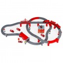 Circuit cale ferata alimentata cu baterii Ecotoys HC494087 Pompieri