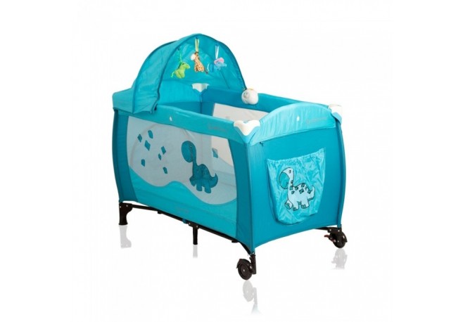 Patut pliabil Coto Baby Samba Lux Turquoise