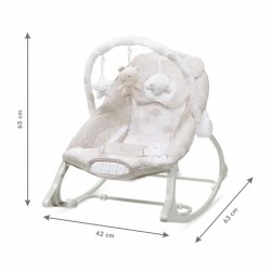 Balansoar multifunctional cu sunete si jucarii Kidwell Pino - Bej