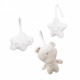 Balansoar multifunctional cu sunete si jucarii Kidwell Pino - Bej