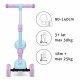 Trotineta 2 in 1 cu sezut Kidwell Rimba - Unicorn