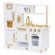 Bucatarie mare din lemn pentru copii cu accesorii Ecotoys 7267