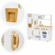 Bucatarie mare din lemn pentru copii cu accesorii Ecotoys 7267