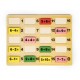 Piese tip domino cu calcule matematice si tabla Ecotoys MB386