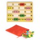 Piese tip domino cu calcule matematice si tabla Ecotoys MB386