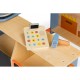 Stand magazin din lemn cu accesorii Ecotoys 4426