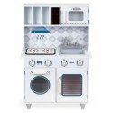 Bucatarie din lemn cu sunete si LED-uri Ecotoys PLK545