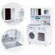 Bucatarie din lemn cu sunete si LED-uri Ecotoys PLK545