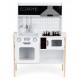 Bucatarie din lemn cu sunete accesorii si LED-uri Ecotoys PLK537