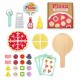 Cuptor pentru pizza din lemn + accesorii Ecotoys 4366