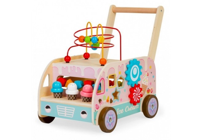 Antemergator educational din lemn Ecotoys Ice Cream Machine TL08055