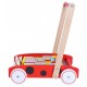 Antemergator din lemn + 40 de cuburi Ecotoys 2112 Buburuza