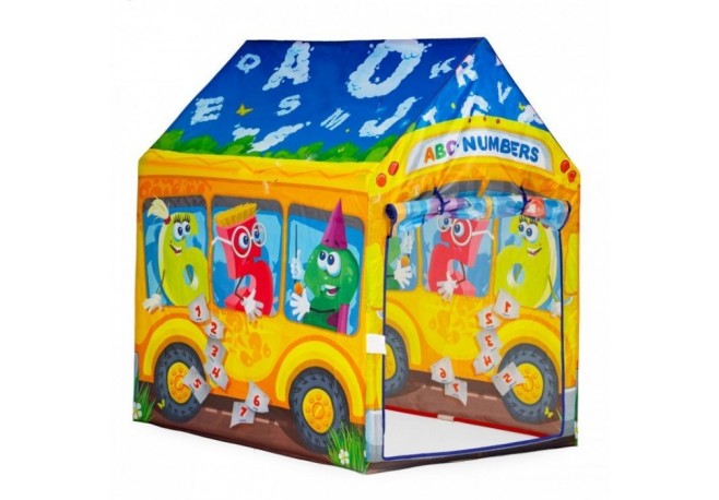 Cort de joaca pentru copii autobuzul vesel Ecotoys 7201AR